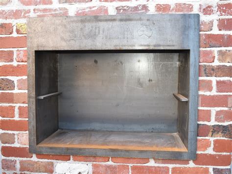 metal fireplace boxes|fireplace firebox replacement.